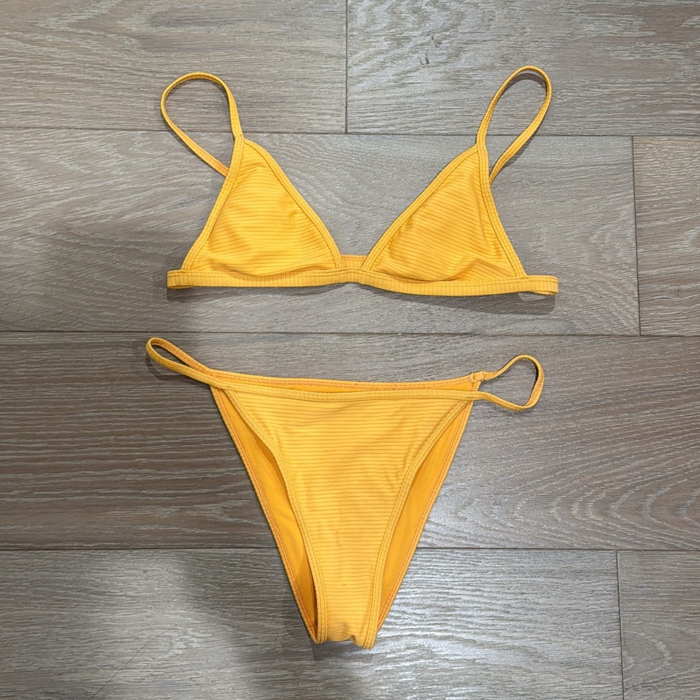 ASOS Vibrant Yellow Bikini Set